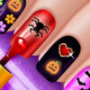 glow halloween nails polish color