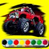 monster jeep coloring